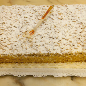 Pastel de hojaldre y almendra