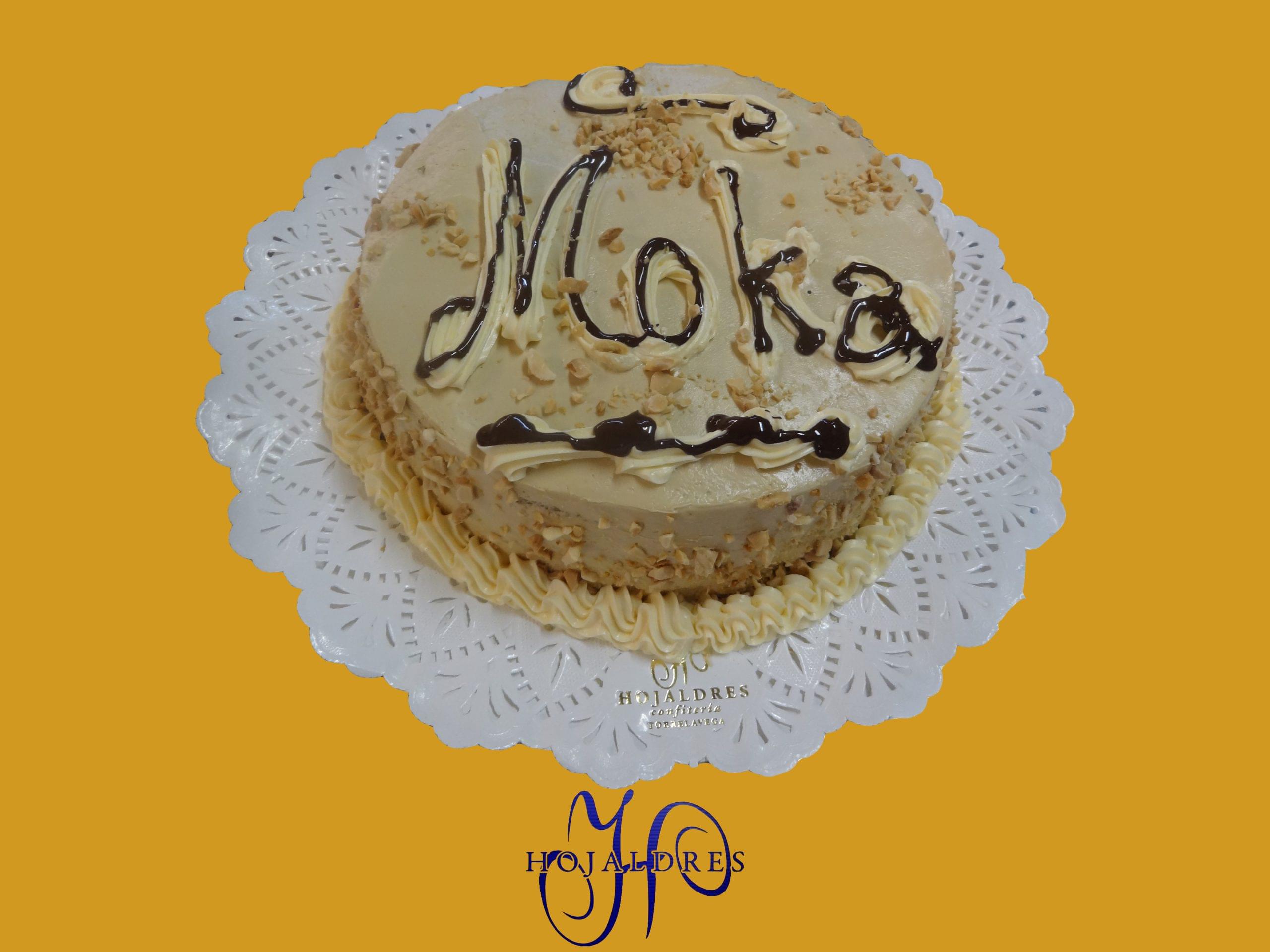 TARTA DE BIZCOCHO Y MOKA